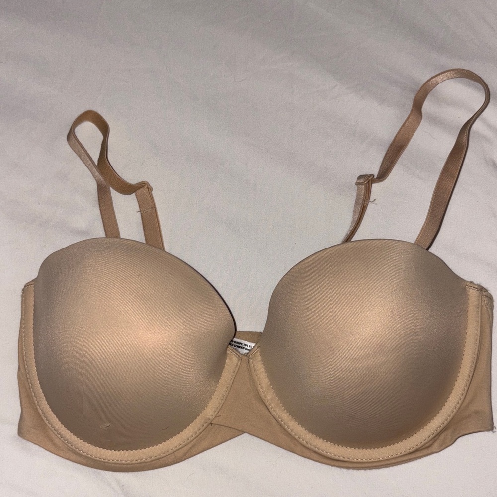 Maidenform Light Brown Underwire Padded  Bra flaws